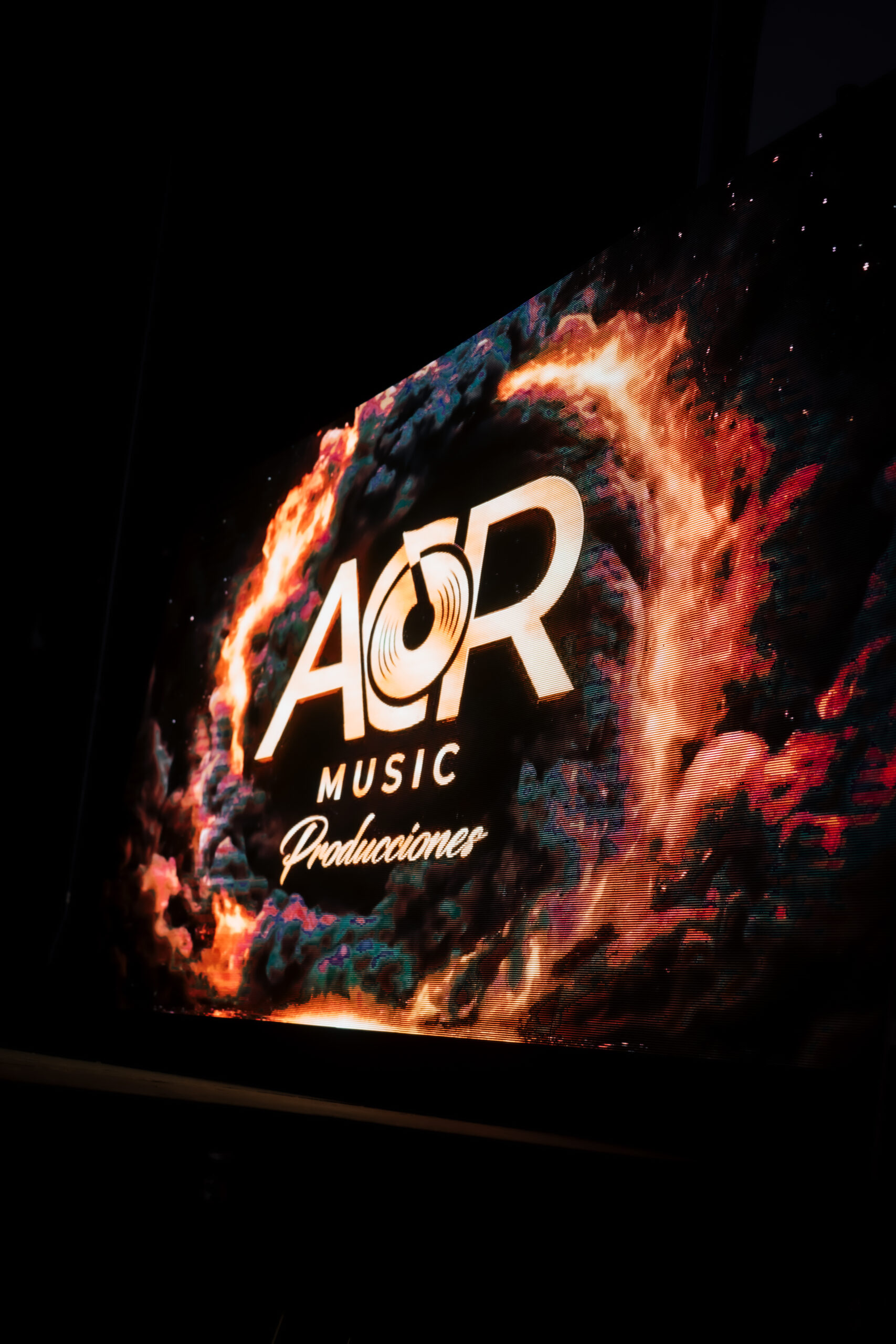 Professional studio microphone setup